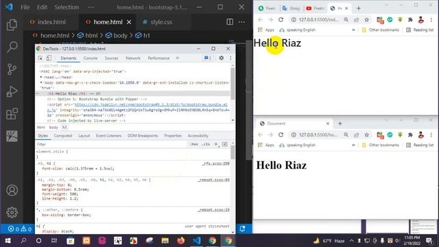 default html vs bootstrap 5 | Bangla Tutorial 2022 смотреть онлайн
