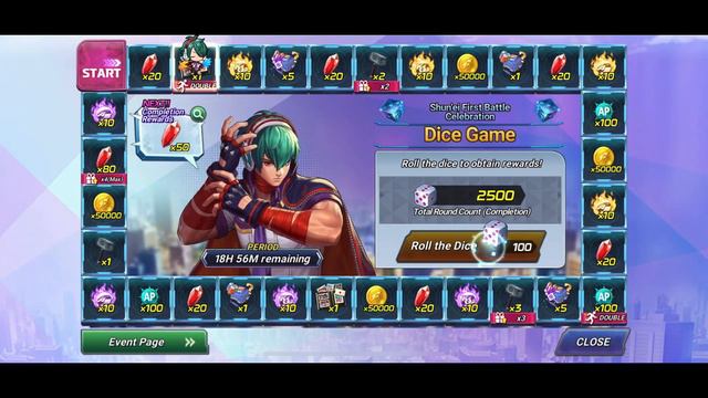 KoF AllStar Shun’ei’s First Battle Celebration Dice Game + Shun’ei’s Crafting Event