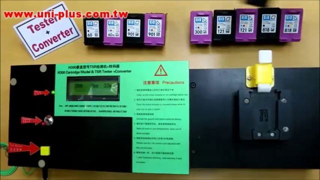 HP 60, 901, 300, 121, 818 Ink Cartridge Circuit Tester, Converter смотреть онлайн