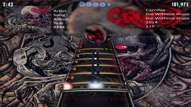 Carnifex - Die Without Hope(Drum Chart) смотреть онлайн