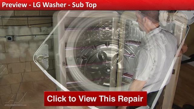 LG Washer - Water Leaks on Spin - Sub Top Repair смотреть онлайн