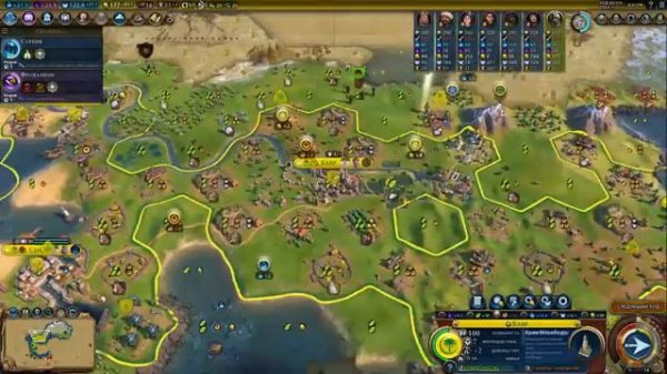 3-серия Цивилизация 6 прохождение за Аравию на божестве