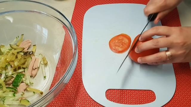 ?QUYMOQLI SALAT?oson,to'yimli Va Kamxarj/САЛАТ С ЯИЧНЫМИ БЛИНЧИКАМИ