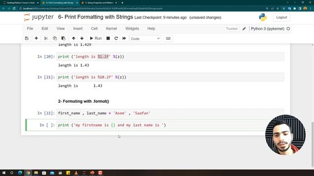 10 - Section 2- Print Format with Strings التنسيق للطباعة [Python بالعربى ] #python_بالعربى #python смотреть онлайн