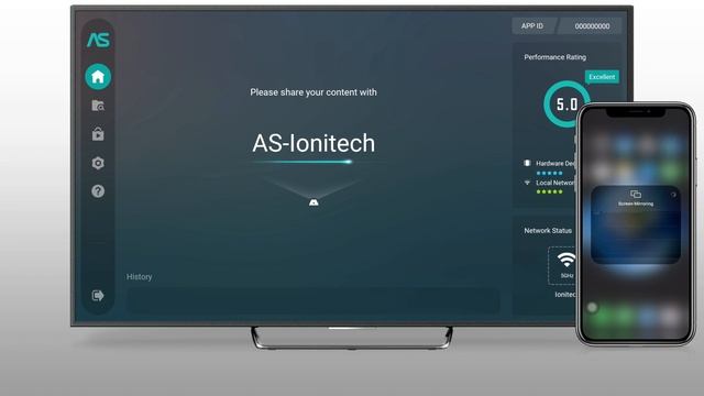 Mirror the entire screen on iOS or iPadOS to AirScreen using AirPlay смотреть онлайн