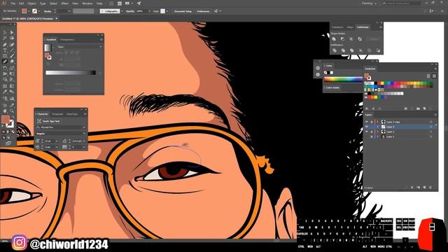 Cartoon Speedart For Customer / Adobe Illustrator #2 смотреть онлайн