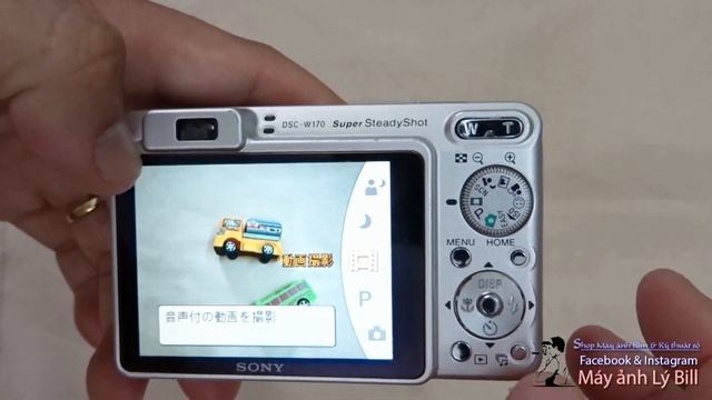 Sony DSC W170 / Hướng Dẫn Sử Dụng Máy ảnh Sony DSC W170 / Máy ảnh Vintage. Máy ảnh Giá Rẻ