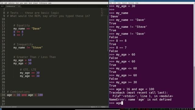 Python 3 Programming Course: 8 - Conditional Statements смотреть онлайн