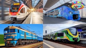 Изучаем городской транспорт и поезда. Логика для самых маленьких