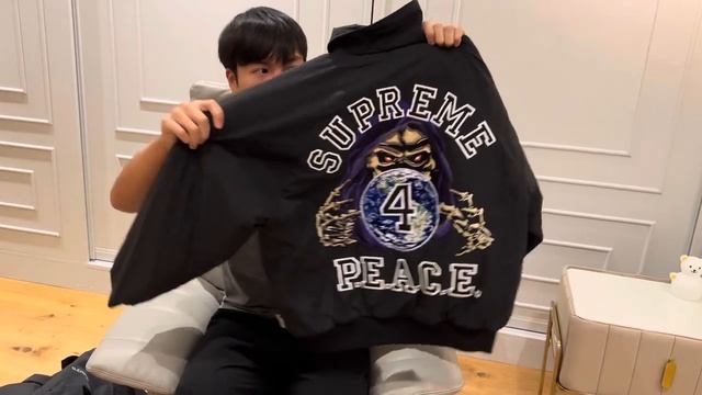Supreme Week 11 FW23 Nike Air Force 1 Brown,Peace Work Jacket,Polo Sweater,NYC Coach Jacket&Keychai смотреть онлайн