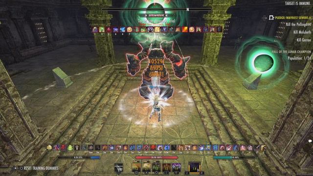 ESO - Magicka Templar 125k + DPS Dw/Bow build - No ulti pots - Ps5 Eu [Scribes of Fate] смотреть онлайн