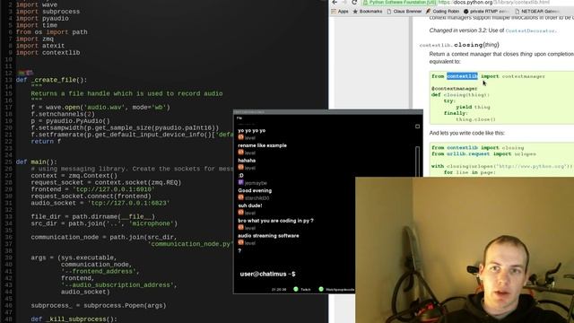 Working on Sending Voice Data Over the Network смотреть онлайн