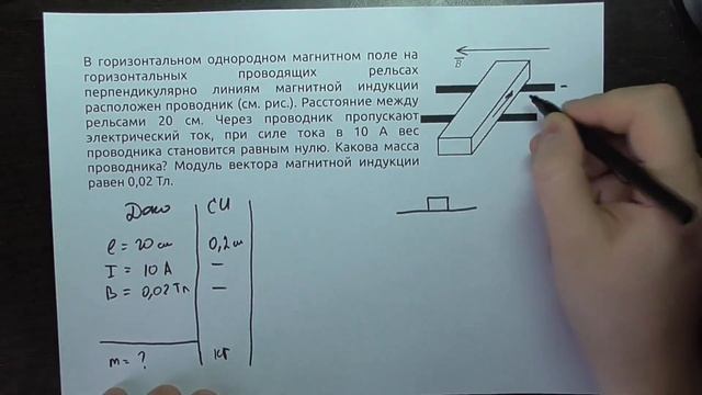 Сила Ампера и Сила тяжести смотреть онлайн