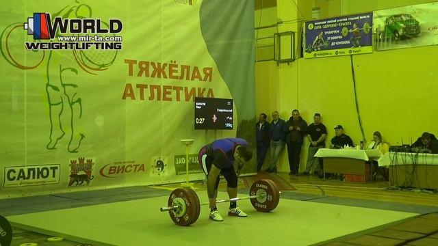 КОЛОСОВ/KOLOSOV (109,М-50) 90-97-103/135-146-150. Russian Championships Masters 27-31.03.2019 смотреть онлайн