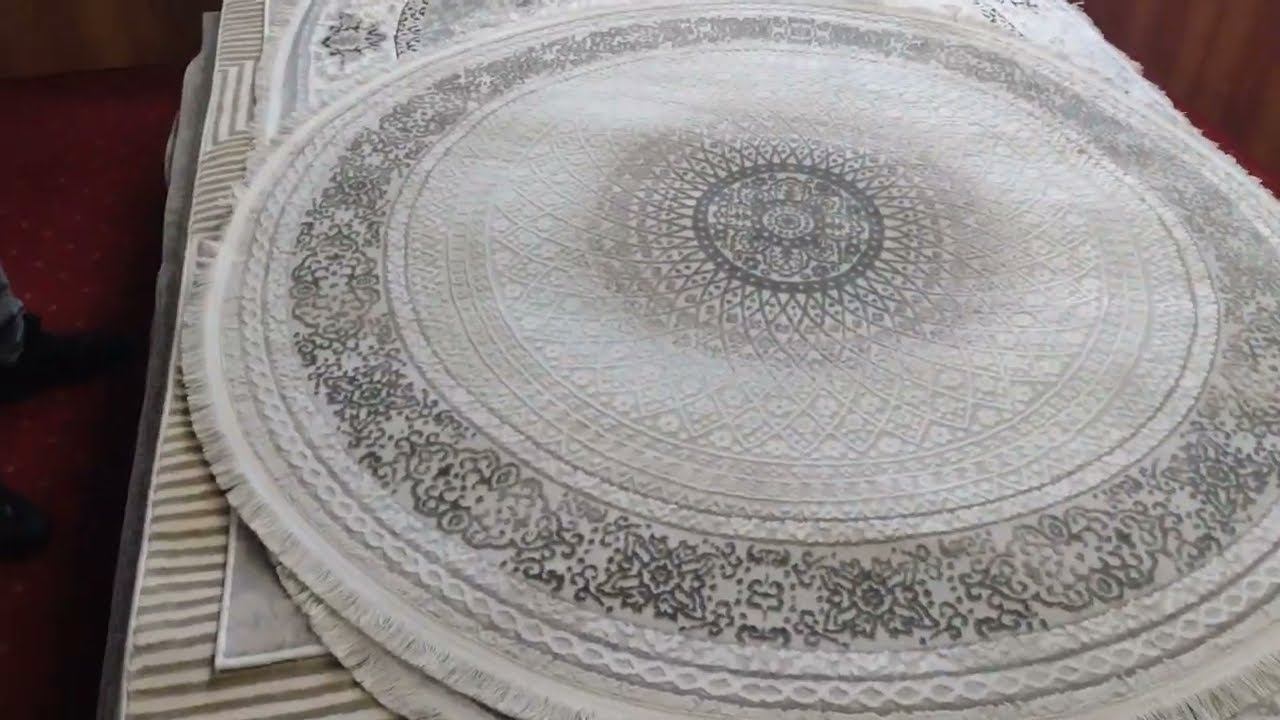 Ковер круглый Palma 4890A D.Grey-D.Grey смотреть онлайн