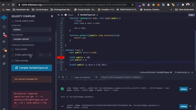 Belajar Blockchain #17 - Variables & Types pada Solidity смотреть онлайн