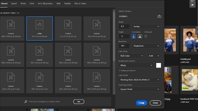 Cannot create New Document??? Fix New document ERROR in PHOTOSHOP 2020 смотреть онлайн
