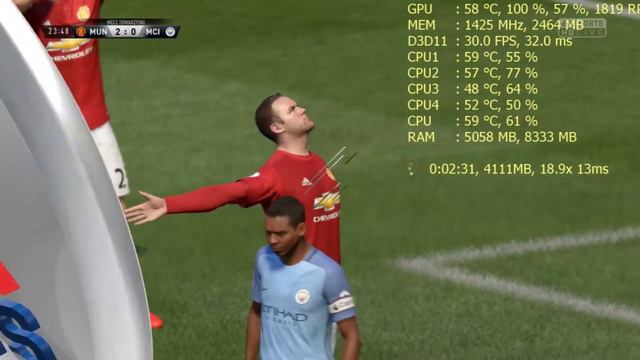 Fifa 17 - MSI R9 380 4GB + i5-6400 Gameplay Ultra смотреть онлайн