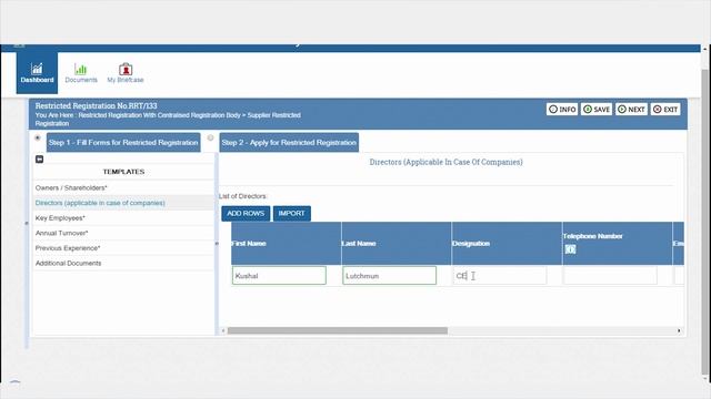 Supplier Registration смотреть онлайн