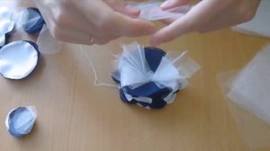 ✿ Брошь-цветок из Шифона и Фатина своими руками ♡ DIY ✿ Chiffon Flower Brooch