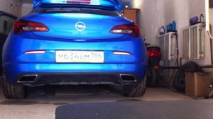 Opel Astra J OPC. Resonator and one catalisator delete