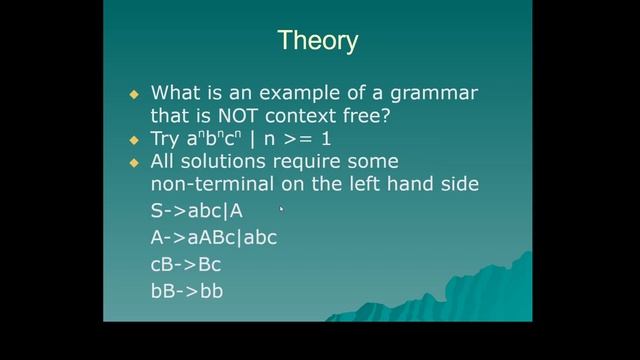 Grammars 5: Context-sensitive смотреть онлайн