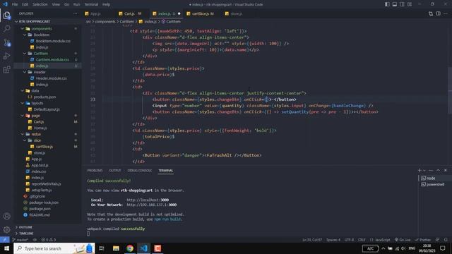 React Shopping Cart Redux Toolkit [2023] - Part 5 Update Quantity смотреть онлайн