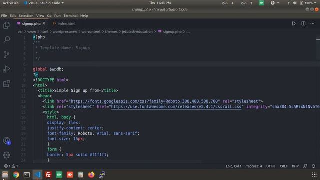 How to add html template in wordPress & inset and fetch data from database смотреть онлайн
