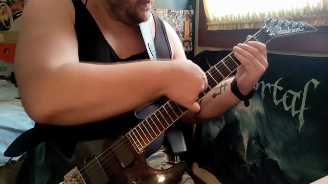 Cruel Force - Satanic might(cover guitar with solo)+tab in description смотреть онлайн