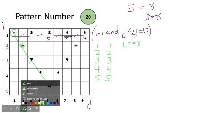 Hollow Inverted Pyramid Pattern | Patterns in Python | Python Lectures | смотреть онлайн