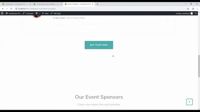Step 27: How to create a Schedule Page | The Conference Pro WordPress Theme смотреть онлайн
