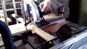 Раскрой листового алюминия (16мм)  циркулярной пилой