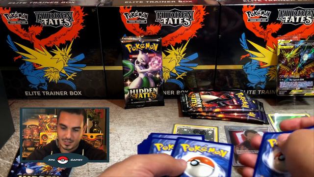 NEW POKEMON HIDDEN FATES ELITE TRAINER BOX !! смотреть онлайн