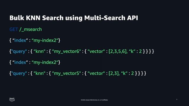 Empowering Search: OpenSearch and Bulk Vector Search - Demo | Amazon Web Services смотреть онлайн