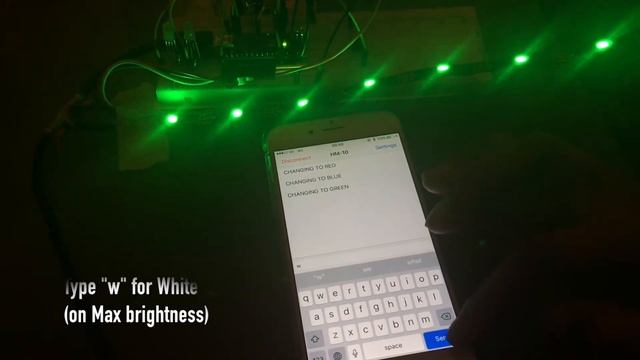 Arduino - Control WS2812b LED strip via Bluetooth with iPhone or Android смотреть онлайн