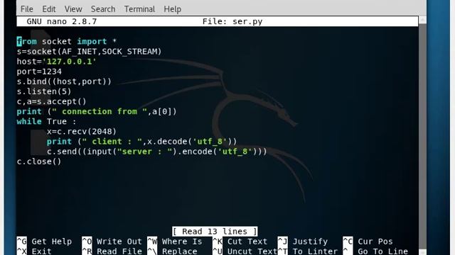how to make simple chat program with python in kali linux смотреть онлайн