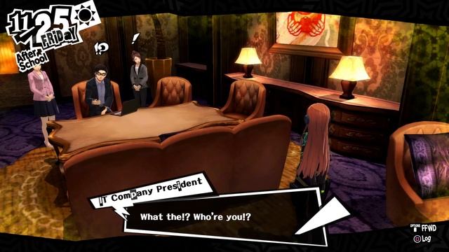 Persona 5 - 11/25 Shido's Palace: Find A Way Into Cabin: Futaba Meets IT Company President PS4