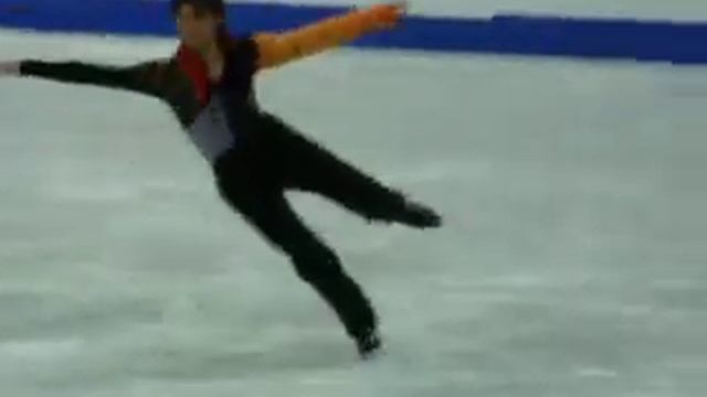2008 Worlds - Stephane Lambiel SP practice смотреть онлайн