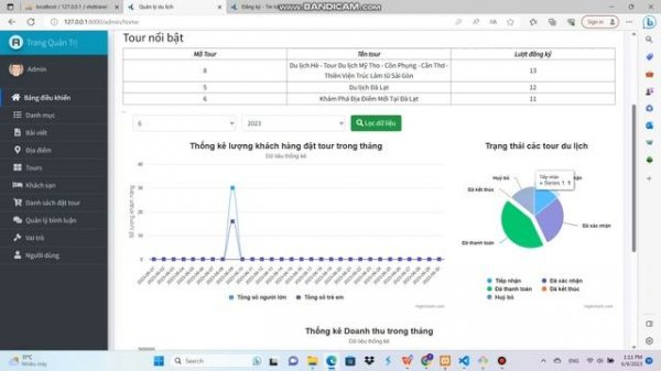 Share code PHP laravel- Website Giới thiệu và book tour du lịch