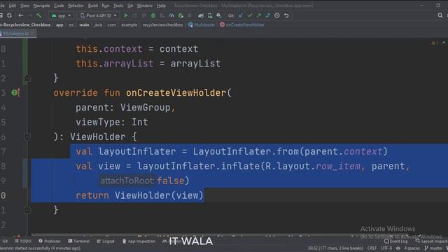 ANDROID - RECYCLER VIEW CHECKBOX || TUTORIAL IN KOTLIN смотреть онлайн