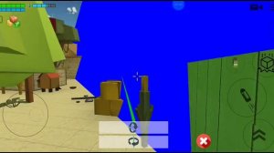 Как сделать гигантскую синюю стену в Чикен Ган Заходи на видео если интересно