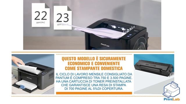 BEST PRINTERS 3/22 ?? 3⃣ 22 - PANTUM P2500W - Ottima Stampante Laser Wireless Per L’uso Domestico