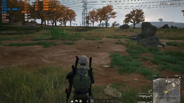 PUBG | Athlon 3000 G | Vega 3 | OC смотреть онлайн