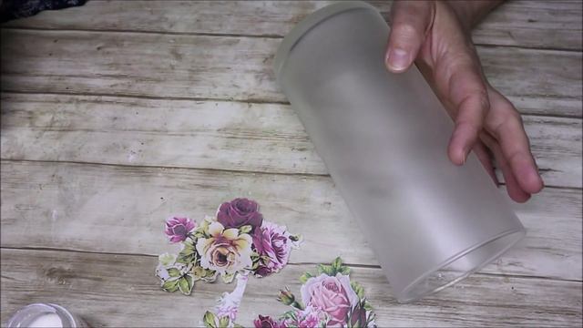 How to make frosted glass | decoupage on frosted glass смотреть онлайн