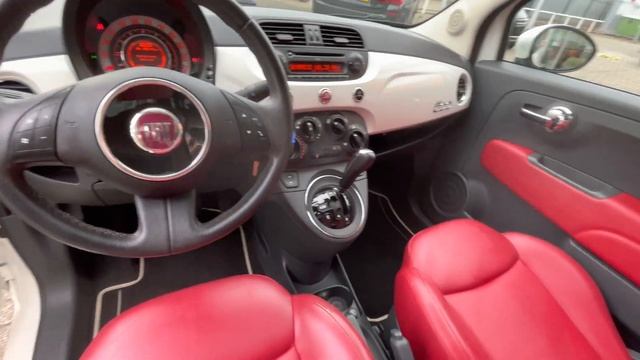 Fiat 500 1.2 Lounge 69PK I AUT I Panorama dak I Airco I Leder - AutoStrada Roosendaal смотреть онлайн