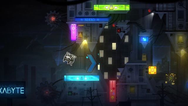 Now entering the Cybercity! | My Part in EXABYTE by Zeptoz (Cyberpunk Extreme Demon) смотреть онлайн