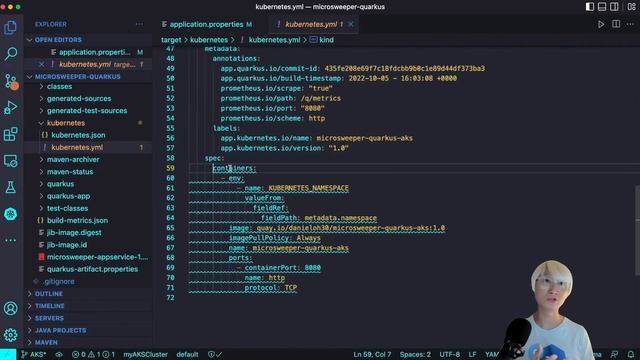 Microsweeper Demo with Quarkus on Azure Kubernetes Service смотреть онлайн