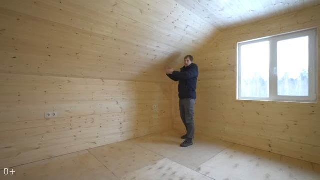 ТЕСТ АЭРОДВЕРЬЮ каркасного дома 8x9. СКРЫТАЯ ЭЛЕКТРИКА в загородном доме. Построй Себе Дом. смотреть онлайн