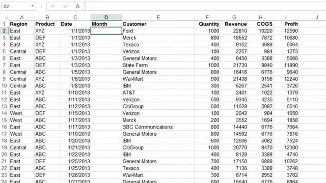 Excel - 15 Years Ago Today - Convert Date to Month - Episode 1829 смотреть онлайн
