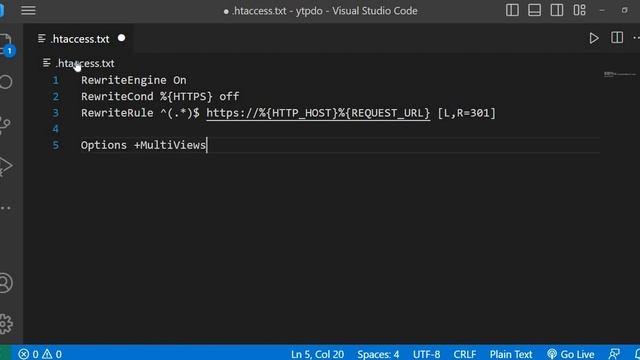 how to write .htaccess file in PHP || how to create htaccess file in cpanel смотреть онлайн